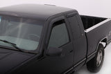 1988-1999 GM HD Ext Cab Ventvisor Outside Mount Window Deflectors Smoke 4-Piece - View 5 | Dirty Garage