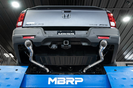 2021-2022 Ridgeline T304 Stainless Steel 2.5" Cat Back Dual Split Rear Exit - View 3 | Dirty Garage