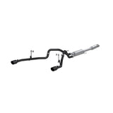 2021-2024 F-150 3" Cat Back 2.5" Dual Split Rear Black Coated | Dirty Garage