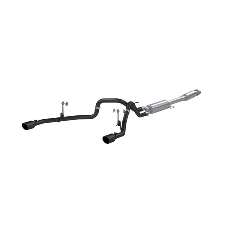 2021-2024 F-150 3" Cat Back 2.5" Dual Split Rear Black Coated | Dirty Garage