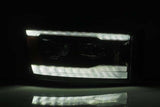 2006-2008 Ram HD Pro-Series Projector Chrome Headlights Sequential Signal DRL - View 3 | Dirty Garage