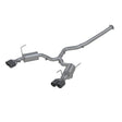 2015-2019 WRX/STI 3" Dual Split Rear Exit Exhaust w 3.5" CF Tips T304 Street Version | Dirty Garage