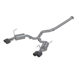 2015-2019 WRX/STI 3" Dual Split Rear Exit Exhaust w 3.5" CF Tips T304 Street Version | Dirty Garage