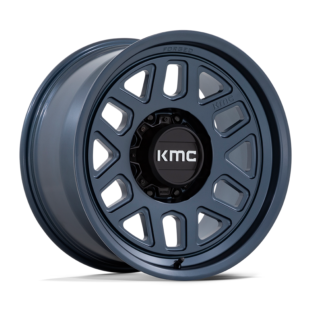 KMC Mesa Forged Monoblock Metallic Blue Wheel (KM451) | Dirty Garage