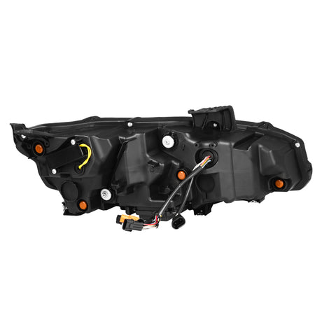 2016-2021 Civic Nova-Series LED Projector Alpha-Black Headlights Active Light Sequential Signal Switchback DRL - View 5 | Dirty Garage