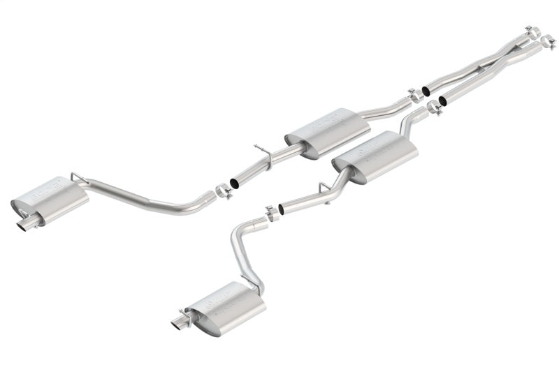 Borla 2015 Dodge Challenger 3.6L V6 ATAK Catback Exhaust No Tips Factory Valance - View 4 | Dirty Garage