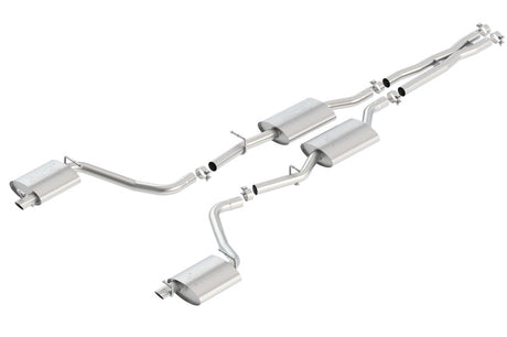 Borla 2015 Dodge Challenger 3.6L V6 ATAK Catback Exhaust No Tips Factory Valance - View 4 | Dirty Garage
