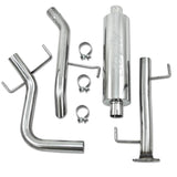 2007-2009 FJ Cat Back Single Rear Exit Off-Road Tail No Tip - View 4 | Dirty Garage