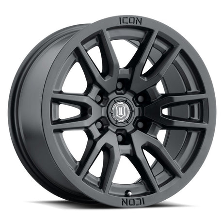 Universal Vector 6 17x8.5 Satin Black Wheel | Dirty Garage
