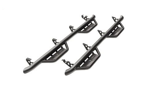 2015-2017 F-150 SuperCrew Black 3" Podium Cab Length Steps | Dirty Garage