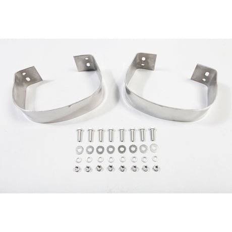 Rugged Ridge 76-95 Jeep CJ / Jeep Wrangler Stainless Steel Rear Bumperettes - View 2 | Dirty Garage