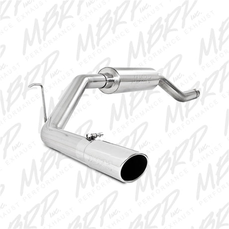 2000-2006 Toyota Tundra 4.7L Resonator Back Single Side Exit Aluminized Exhaust System - View 2 | Dirty Garage