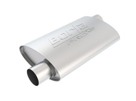 Borla Universal Pro-XS Muffler - Offset/Offset Oval 2.5in - View 4 | Dirty Garage
