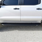2019-2026 GM 1500/HD Crew Cab Outlaw Series Black Nerf Step Bars - View 5 | Dirty Garage