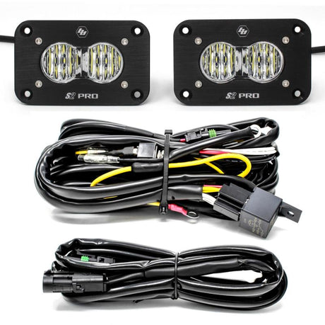 Universal S2 Pro Wide Cornering Flush Mount LED Light Pod Kit | Dirty Garage