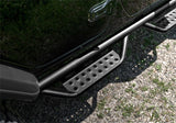 2018-2019 Wrangler JL 4-Door Textured Black Full Cab Length RS Nerf Steps - View 3 | Dirty Garage