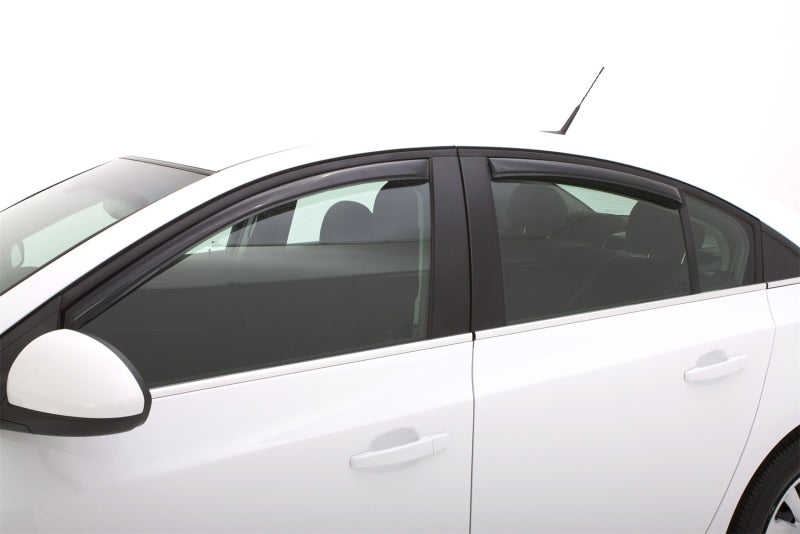 2011-2015 Cruze Front Rear Window Deflectors Smoke 4-Piece - View 2 | Dirty Garage