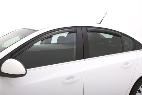 2011-2015 Cruze Front Rear Window Deflectors Smoke 4-Piece - View 2 | Dirty Garage