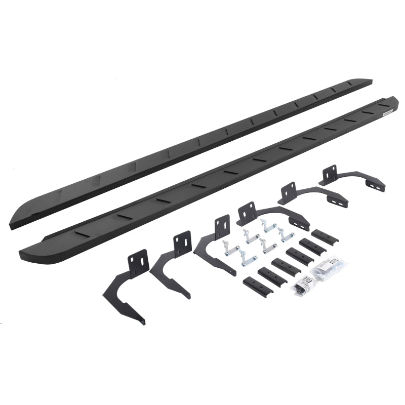 2010-2022 Ram HD Crew Cab 4-Door RB10 Black Slim Running Boards Kit | Dirty Garage
