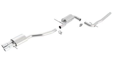 Borla 06-07 VW Jetta 2.5 / 08-10 Jetta SEL/SE/S SS Catback Exhaust - View 3 | Dirty Garage