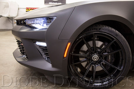 2016-2024 Camaro Smoked LED Sidemarkers Set - View 3 | Dirty Garage