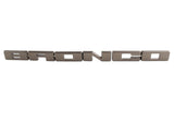 2021+ Bronco Grille Lettering Overlay Kit - Bronze - View 2 | Dirty Garage