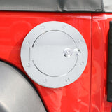 Rugged Ridge 07-18 Jeep Wrangler JK Stainless Steel Locking Gas Cap Door - View 3 | Dirty Garage