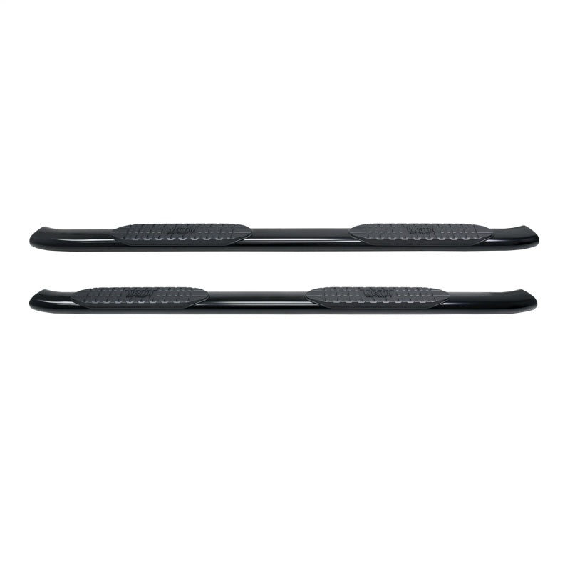 Westin 2019 Chevrolet Silverado/Sierra 1500 Crew Cab Non LD PRO TRAXX 5 Oval Nerf Step Bars - Black - View 12 | Dirty Garage