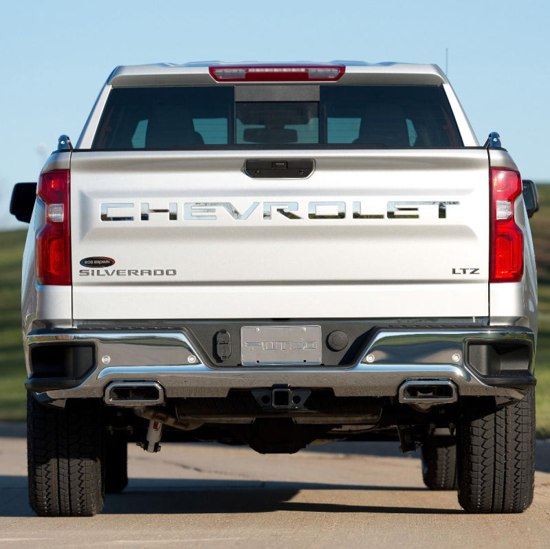 2019-2026 GM 1500/HD Stainless Steel Tailgate Letters - View 3 | Dirty Garage