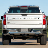 2019-2026 GM 1500/HD Stainless Steel Tailgate Letters - View 3 | Dirty Garage