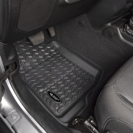 Rugged Ridge Floor Liner Kit Black F/R 20-21 Jeep Gladiator - View 2 | Dirty Garage