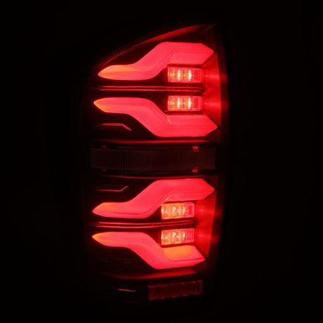 2016-2023 Tacoma Luxx-Series LED Tail Lights Black - View 6 | Dirty Garage