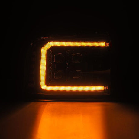 2005-2007 Super Duty Nova-Series LED Projector Alpha Black Headlights - View 5 | Dirty Garage