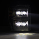 2008-2010 Super Duty Nova-Series LED Projector Black Headlights Active Light Sequential Signal - View 2 | Dirty Garage