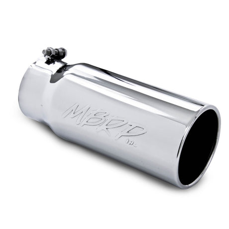 Universal 5 OD Rolled Straight 4" Inlet 12" Length Tip - View 3 | Dirty Garage