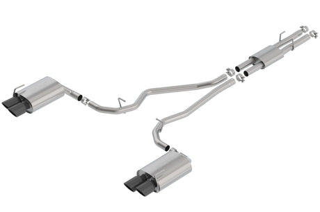 Borla 2020 Ford Explorer ST 3.0L V6 2.25in ATAK Exhaust - Black Chrome Tips | Dirty Garage