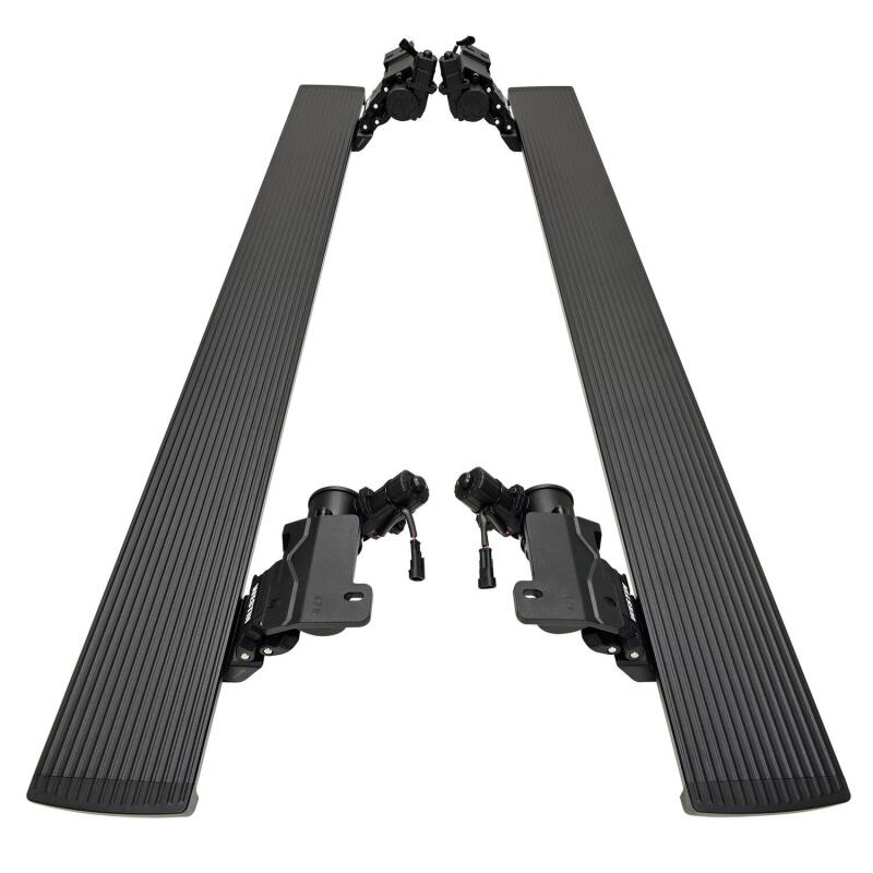 2024-2026 Tacoma Double Cab Pro-E Series Powered Black Running Boards - View 9 | Dirty Garage