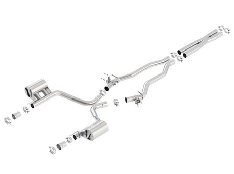 Borla 15-16 Dodge Charger SRT 392 6.4L No Tip Single Split Rear Exit ATAK w/ Valves Exhaust - View 3 | Dirty Garage