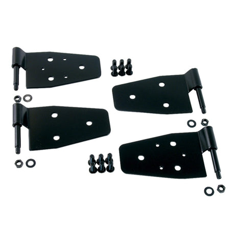 Rugged Ridge 87-06 Jeep Wrangler Black Door Hinge Kit - View 2 | Dirty Garage