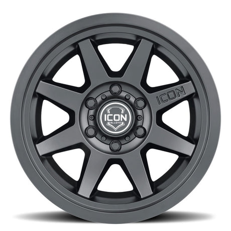 Universal Rebound 17x8.5 Satin Black Wheel - View 2 | Dirty Garage