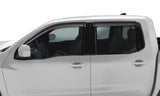 2022 Frontier Crew Cab Ventvisor Window Deflectors Smoke 4-Piece - View 5 | Dirty Garage