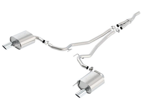 Borla Atak Cat Back 15-17 Ford Mustang 2.3L EcoBoost MT/AT 2.25in pipe 4in tip - View 4 | Dirty Garage