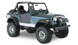 1965-1983 CJ5 Cutout Style Fender Flares 4pc - Black - View 2 | Dirty Garage