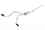 Borla 14-16 Chevrolet Silverado 1500 5.3L ATAK Catback Exhaust w/ Black Chrome Tips - View 3 | Dirty Garage