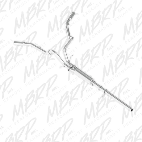 2014-2023 GM 3" Dual Split Side Aluminum Cat Back Exhaust - View 2 | Dirty Garage