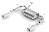 Borla 12-16 Jeep Wrangler 3.6L AT/MT 4WD Single Split Rr Exit Touring Exhaust (rear section only) - View 2 | Dirty Garage