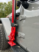 Go Rhino 18-24 Jeep Wrangler JL/JLU/JT Front Fender Jack Mount for Hi-Lift Jack - Tex. Blk - View 18 | Dirty Garage