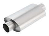 Borla XR-1 Multi-Core 3in Ctr-Ctr Oval 12in x 4.25in x 7.88in Rotary Engine Equipped Racing Muffler - View 3 | Dirty Garage