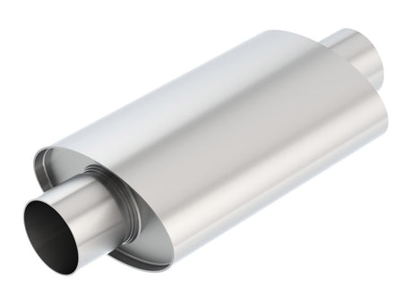 Borla XR-1 Multi-Core 3in Ctr-Ctr Oval 12in x 4.25in x 7.88in Rotary Engine Equipped Racing Muffler - View 3 | Dirty Garage