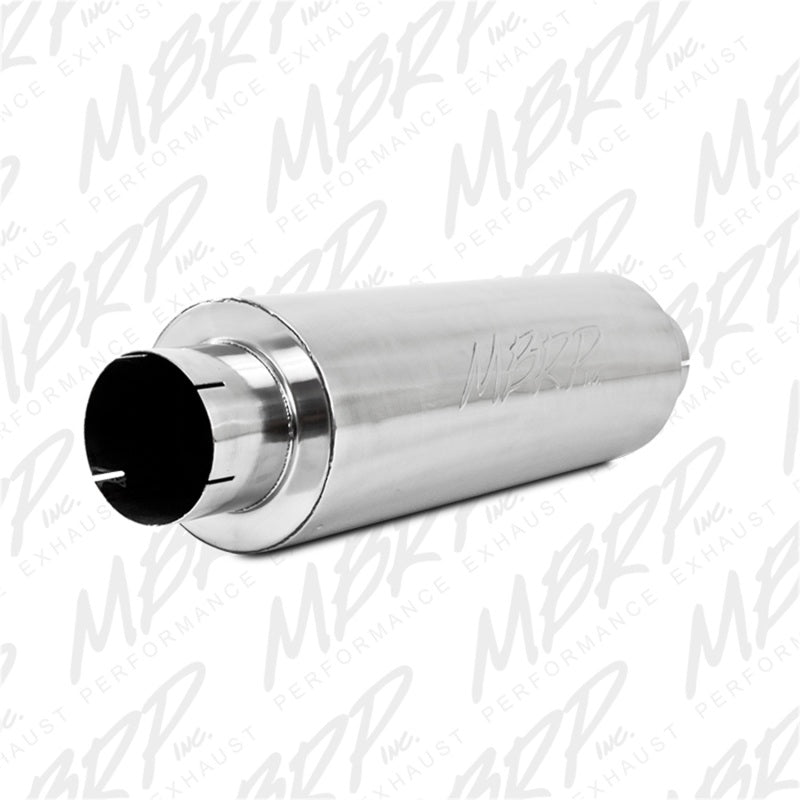 MBRP Universal Quiet Tone Muffler 5in Inlet /Outlet 8in Dia Body 31in Overall | Dirty Garage
